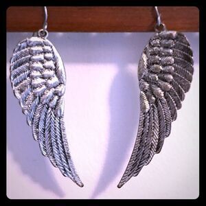 Y2k vintage Angel wing earrings.
